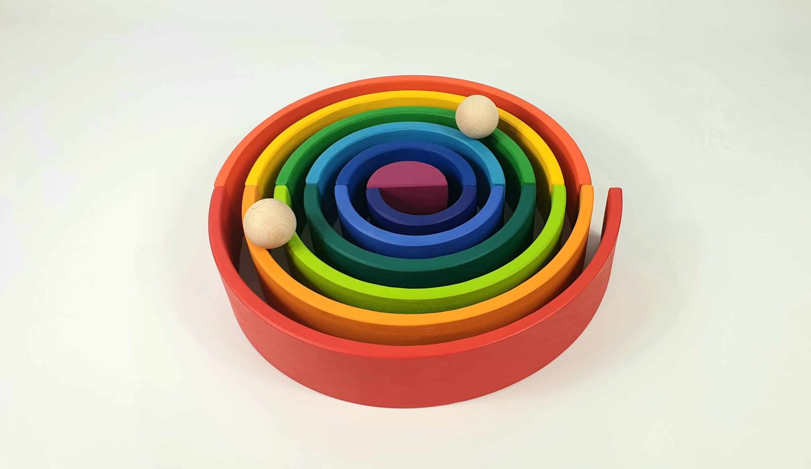 Arcoiris de Madera Waldorf 2 Arcoíris de madera laberinto